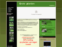 Tablet Screenshot of groteplanten.be